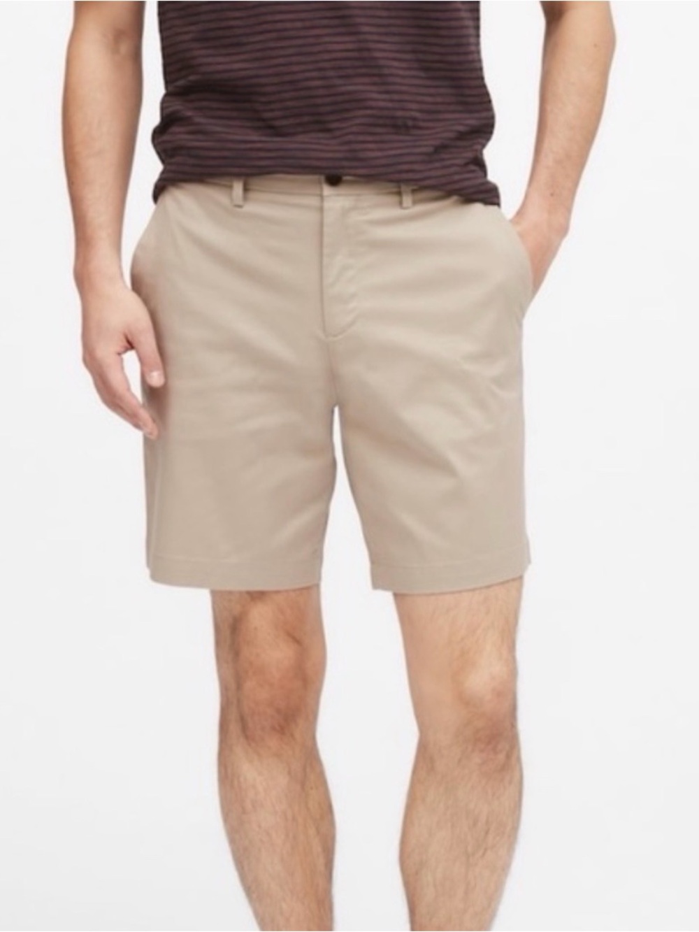 Banana Republic Aiden Shorts in Cream